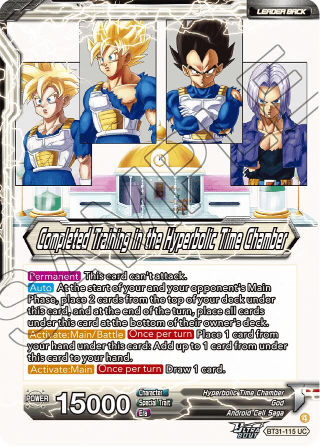 Training in the Hyperbolic Time Chamber // Completed Training in the Hyperbolic Time Chamber (BT31-115) [Impact Beyond Dimensions]
