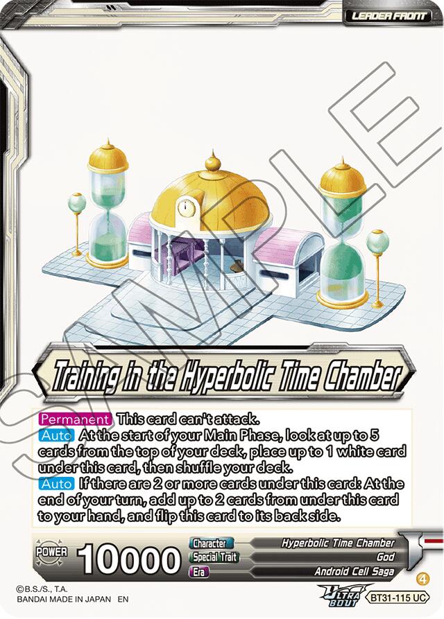 Training in the Hyperbolic Time Chamber // Completed Training in the Hyperbolic Time Chamber (BT31-115) [Impact Beyond Dimensions]
