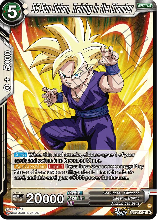 SS Son Gohan, Training in the Chamber (BT31-121) [Impact Beyond Dimensions]
