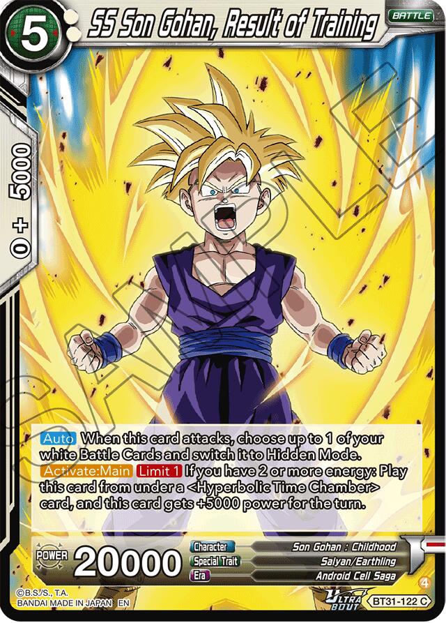 SS Son Gohan, Result of Training (BT31-122) [Impact Beyond Dimensions]