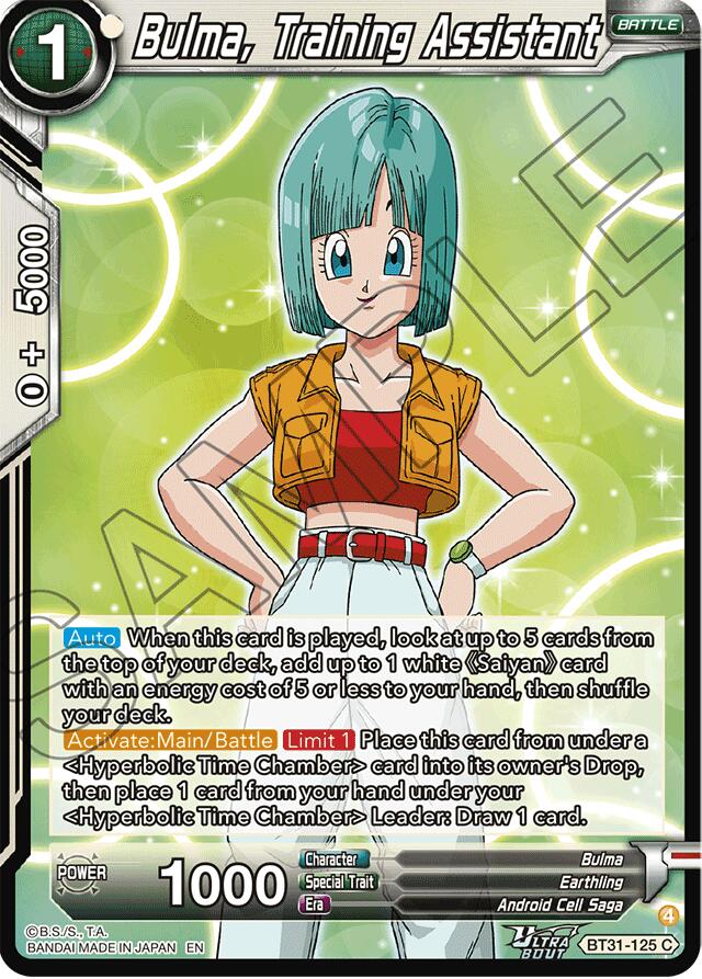 Bulma, Training Assistant (BT31-125) [Impact Beyond Dimensions]