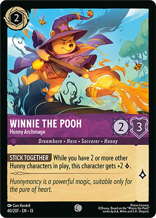 Winnie the Pooh - Hunny Archmage (40/207) [Attack of the Vine!]