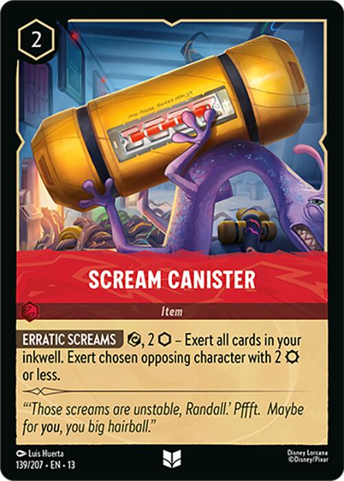 Scream Canister (139/207) [Attack of the Vine!]