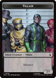 Villain // Treasure Double-Sided Token [Marvel Super Heroes Tokens]