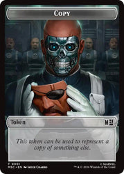 Copy // Rogue Double-Sided Token [Marvel Super Heroes Commander Tokens]