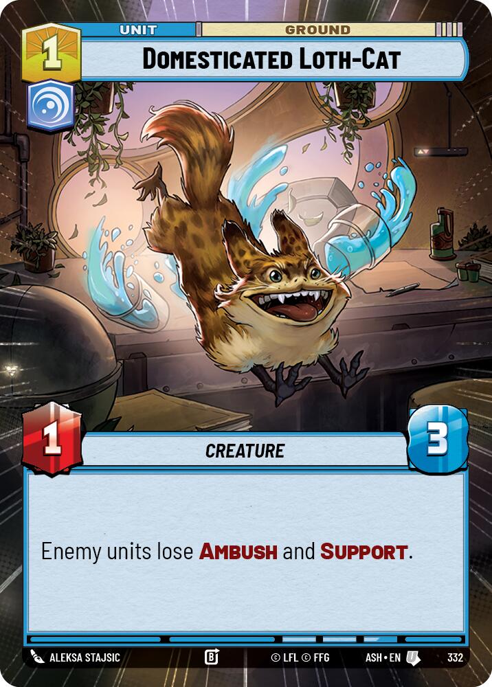 Domesticated Loth-Cat (332) (Hyperspace) (332) [Ashes of the Empire]