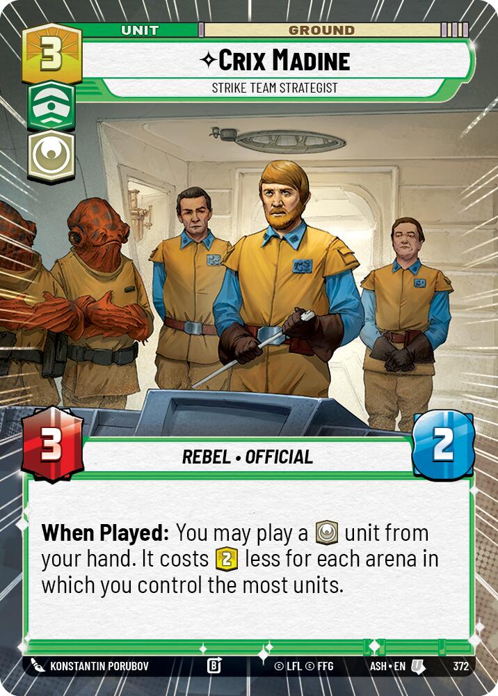 Crix Madine - Strike Team Strategist (372) (Hyperspace) (372) [Ashes of the Empire]
