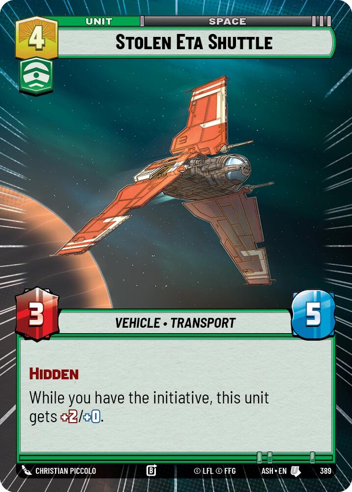 Stolen Eta Shuttle (389) (Hyperspace) (389) [Ashes of the Empire]