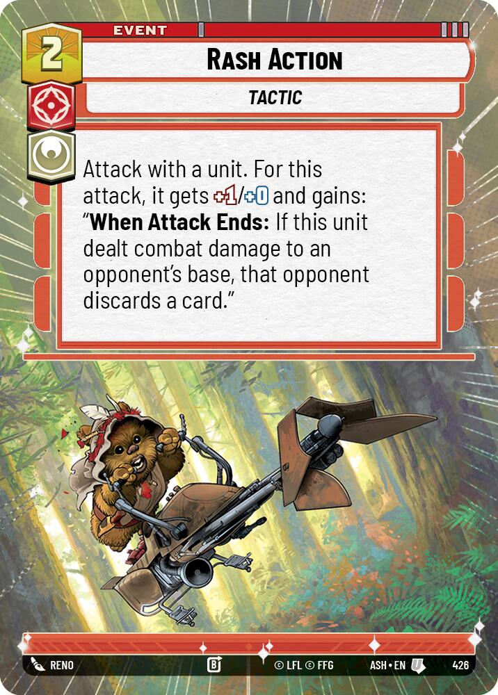 Rash Action (426) (Hyperspace) (426) [Ashes of the Empire]