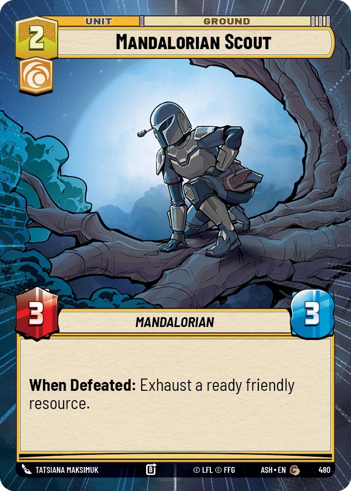Mandalorian Scout (480) (Hyperspace) (480) [Ashes of the Empire]