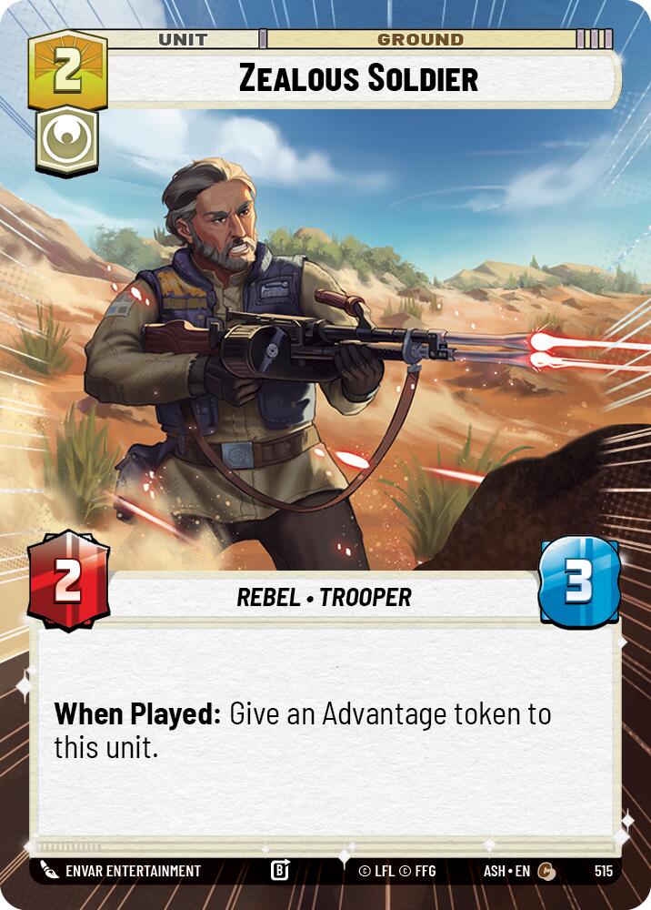 Zealous Soldier (515) (Hyperspace) (515) [Ashes of the Empire]
