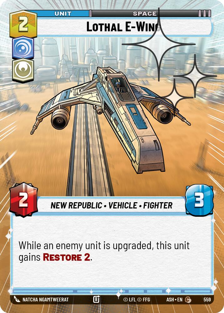 Lothal E-Wing (559) (Hyperspace Foil) (559) [Ashes of the Empire]