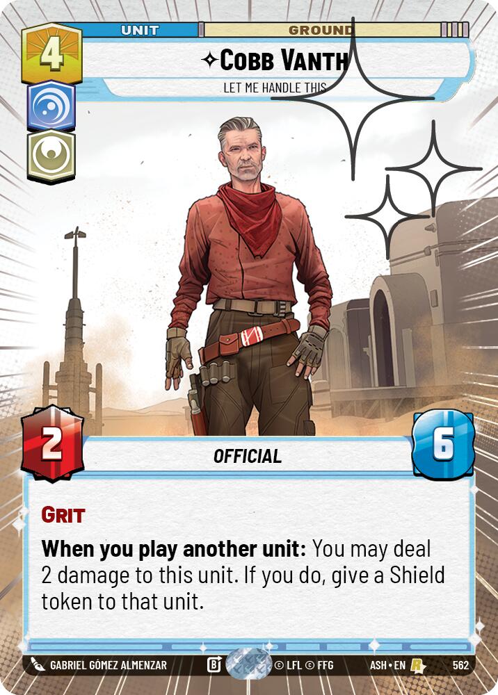 Cobb Vanth - Let Me Handle This (562) (Hyperspace Foil) (562) [Ashes of the Empire]