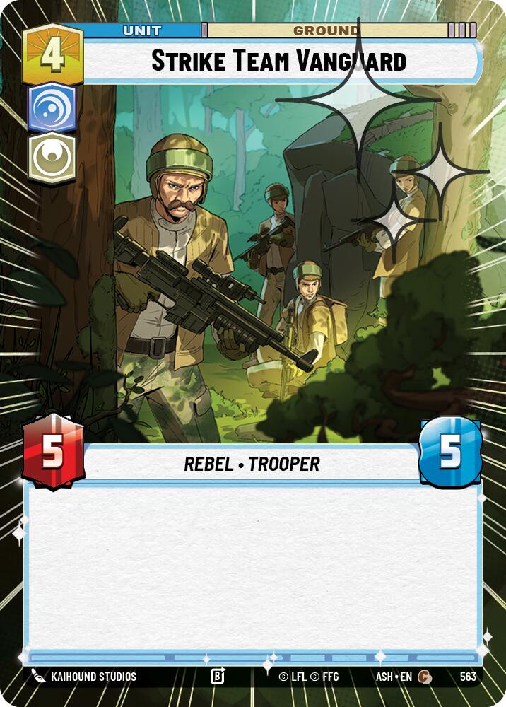 Strike Team Vanguard (563) (Hyperspace Foil) (563) [Ashes of the Empire]