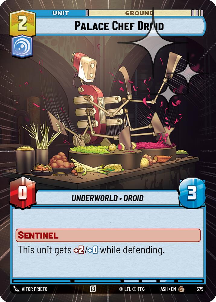Palace Chef Droid (575) (Hyperspace Foil) (575) [Ashes of the Empire]