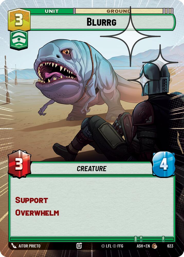 Blurrg (623) (Hyperspace Foil) (623) [Ashes of the Empire]