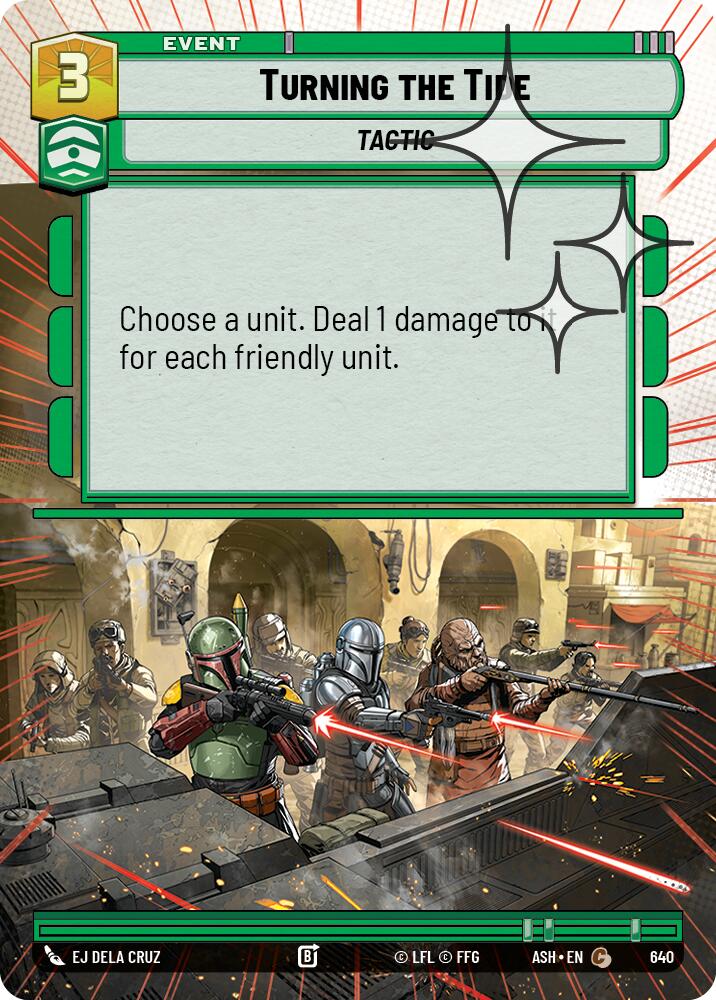 Turning the Tide (640) (Hyperspace Foil) (640) [Ashes of the Empire]