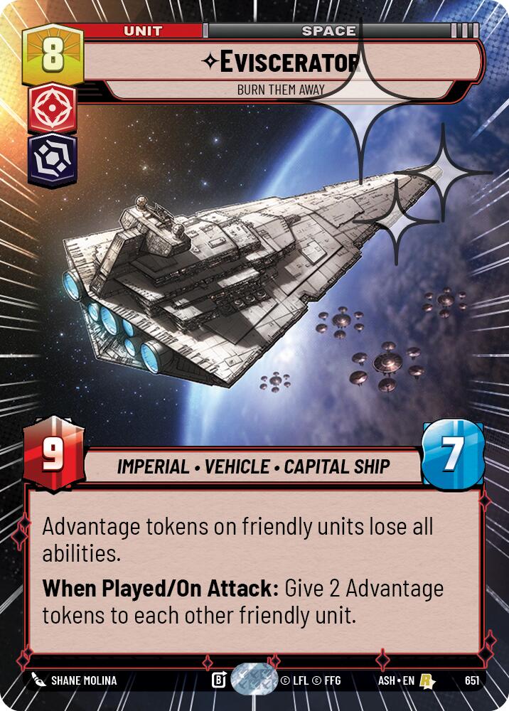 Eviscerator - Burn Them Away (651) (Hyperspace Foil) (651) [Ashes of the Empire]