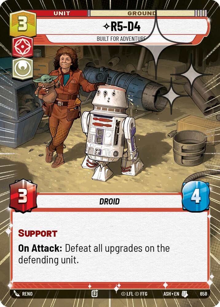 R5-D4 - Built for Adventure (658) (Hyperspace Foil) (658) [Ashes of the Empire]