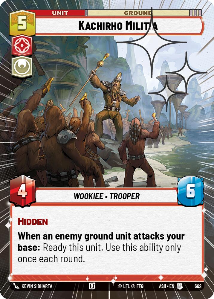 Kachirho Militia (662) (Hyperspace Foil) (662) [Ashes of the Empire]