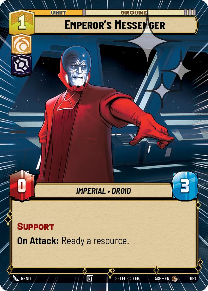 Emperor's Messenger (691) (Hyperspace Foil) (691) [Ashes of the Empire]