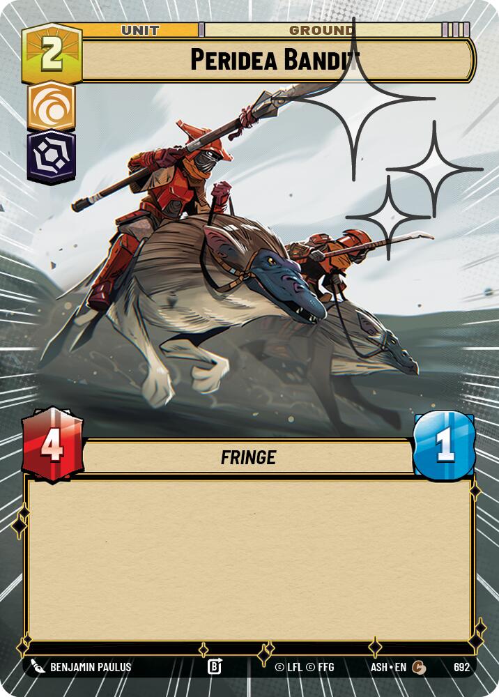 Peridea Bandit (692) (Hyperspace Foil) (692) [Ashes of the Empire]