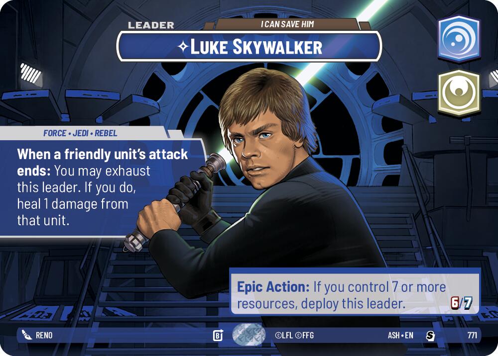 Luke Skywalker - I Can Save Him (771) (Showcase) (771) [Ashes of the Empire]
