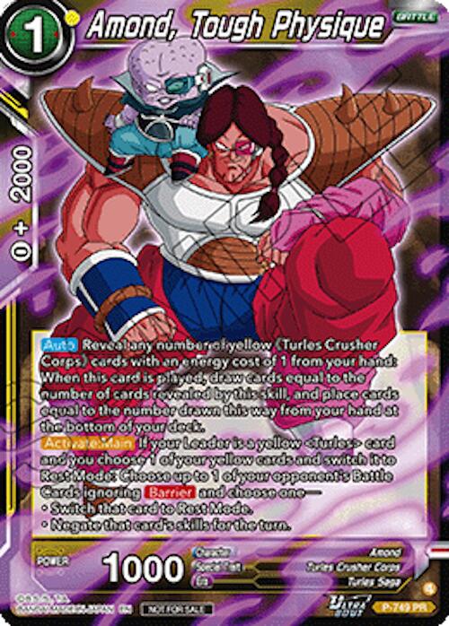 Amond, Tough Physique (Ultra-Bout Series Tournament Pack Vol.3) (P-749) [Tournament Promotion Cards]