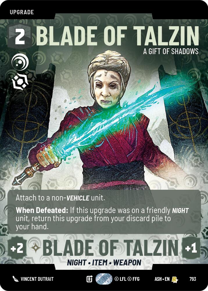Blade of Talzin - A Gift of Shadows (793) (Prestige) (793) [Ashes of the Empire]