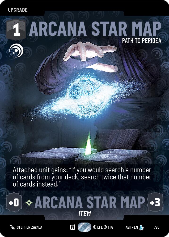 Arcana Star Map - Path to Peridea (798) (Prestige) (798) [Ashes of the Empire]
