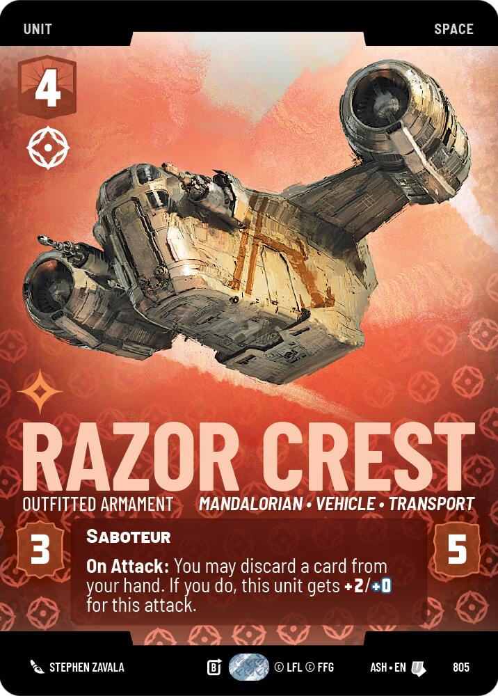 Razor Crest - Outfitted Armament (805) (Prestige) (805) [Ashes of the Empire]