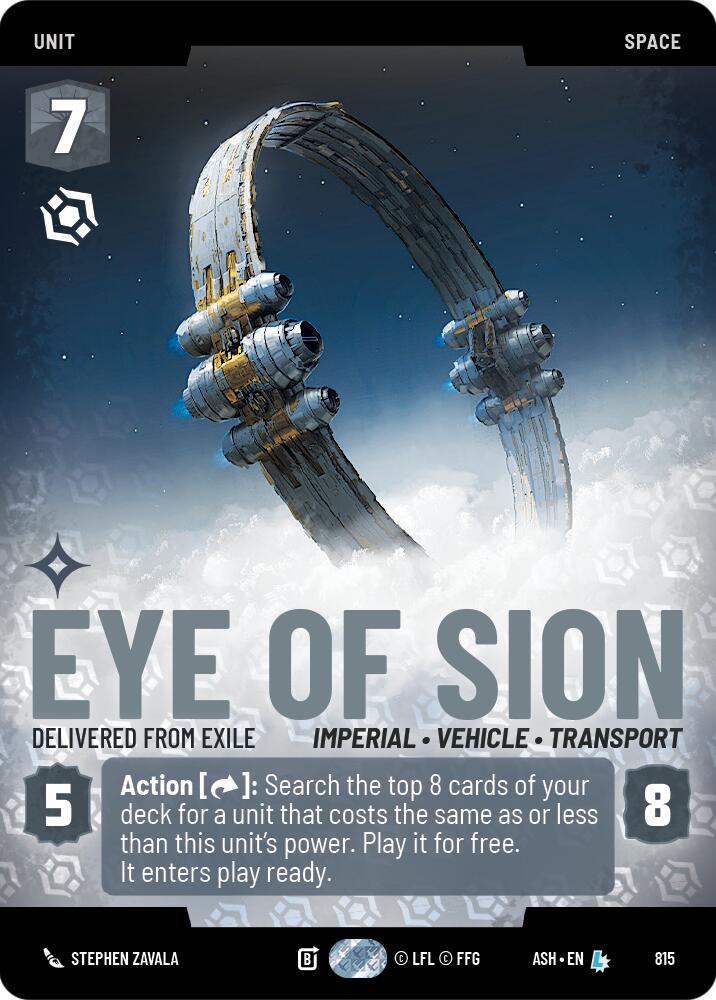 Eye of Sion - Delivered from Exile (815) (Prestige) (815) [Ashes of the Empire]
