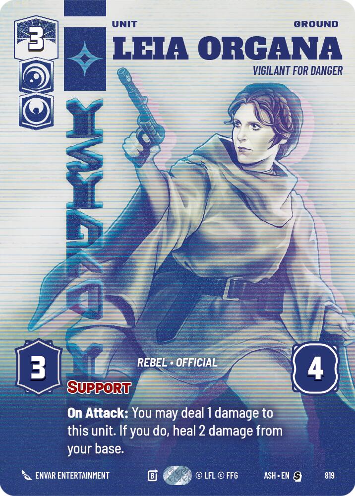 Leia Organa - Vigilant for Danger (819) (Prestige) (819) [Ashes of the Empire]