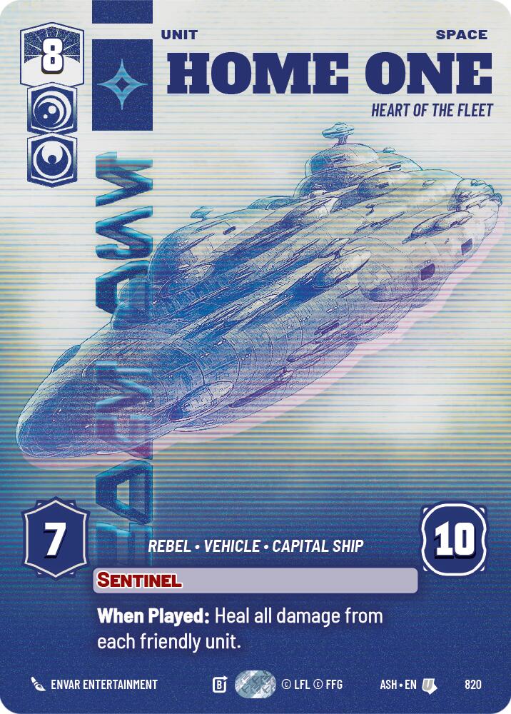 Home One - Heart of the Fleet (820) (Prestige) (820) [Ashes of the Empire]