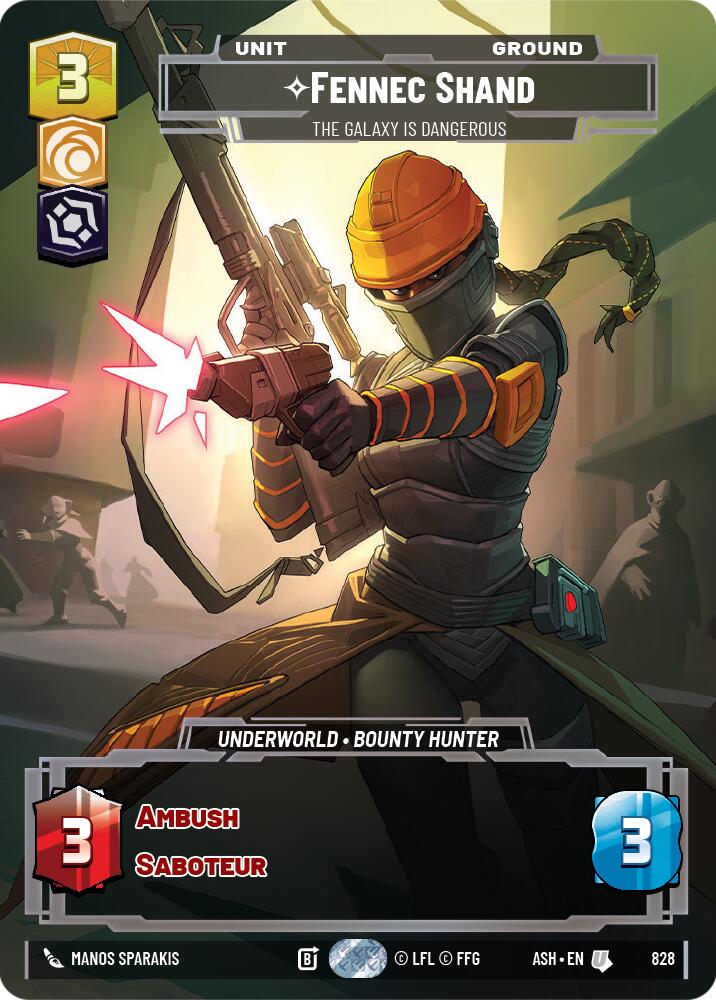 Fennec Shand - The Galaxy Is Dangerous (828) (Prestige) (828) [Ashes of the Empire]