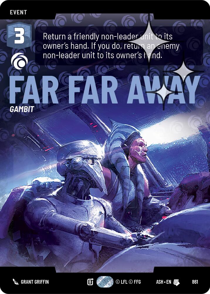 Far Far Away (861) (Prestige Foil) (861) [Ashes of the Empire]