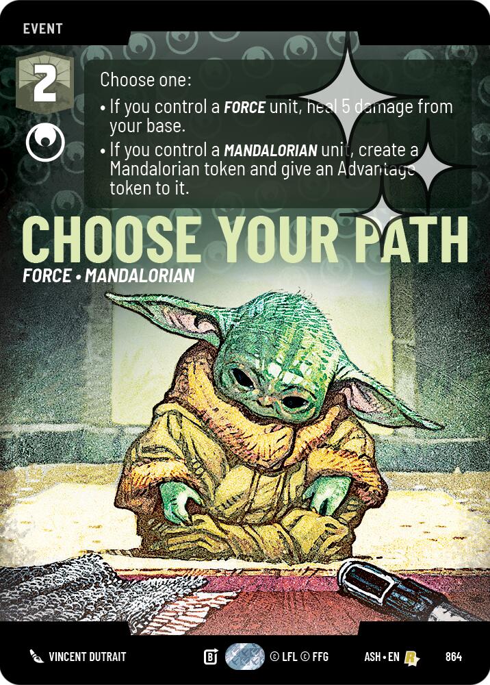 Choose Your Path (864) (Prestige Foil) (864) [Ashes of the Empire]
