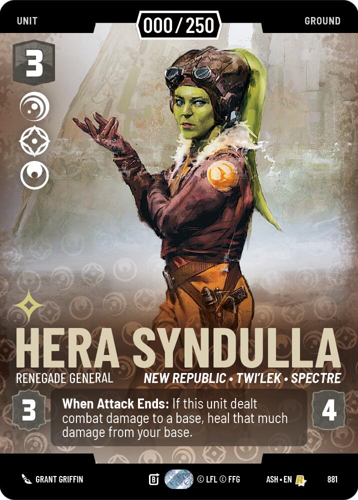 Hera Syndulla - Renegade General (881) (Serialized) (881) [Ashes of the Empire]