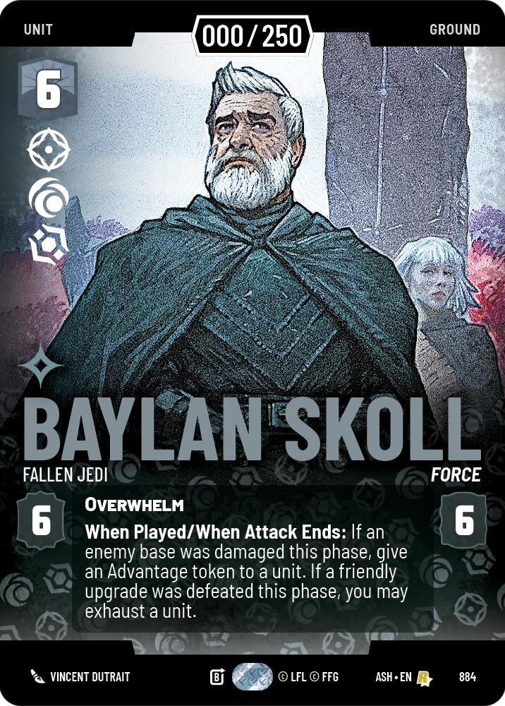Baylan Skoll - Fallen Jedi (884) (Serialized) (884) [Ashes of the Empire]
