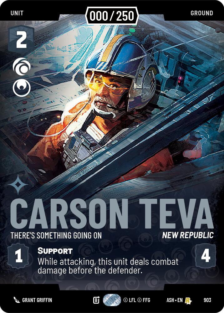 Carson Teva - There's Something Going On (903) (Serialized) (903) [Ashes of the Empire]