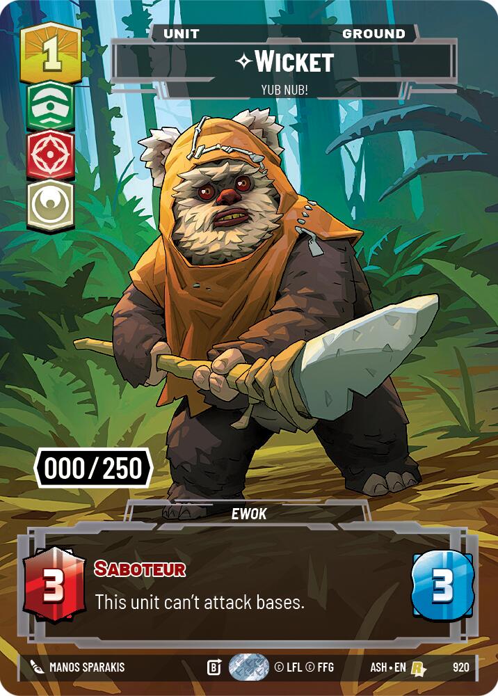 Wicket - Yub Nub! (920) (Serialized) (920) [Ashes of the Empire]