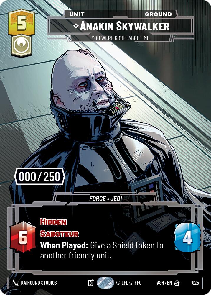 Anakin Skywalker - You Were Right About Me (925) (Serialized) (925) [Ashes of the Empire]