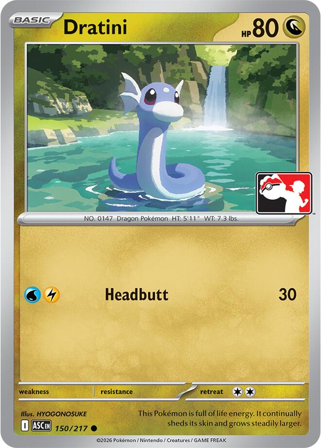 Dratini (150/217) [Prize Pack Series Nine]