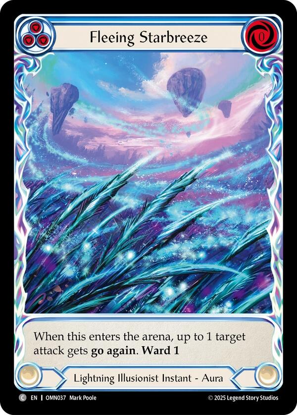 Fleeing Starbreeze (Extended Art) [OMN037] (Omens of the Third Age)  Cold Foil
