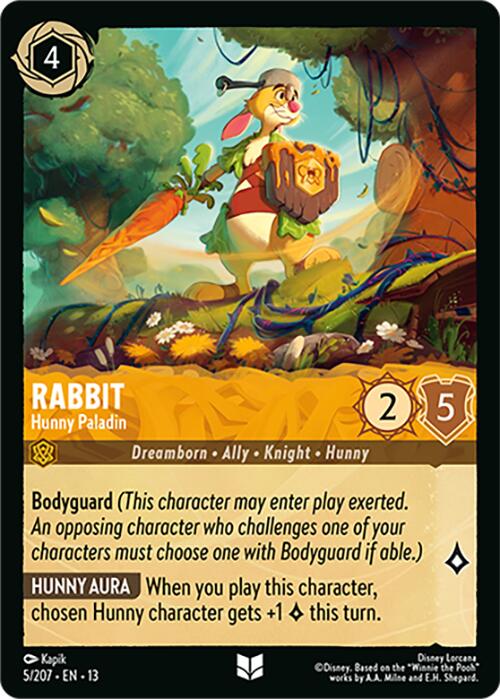 Rabbit - Hunny Paladin (5/207) [Attack of the Vine!]