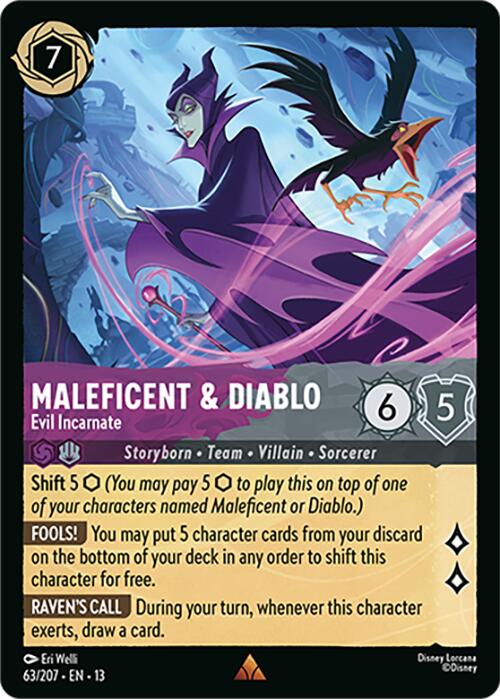 Maleficent & Diablo - Evil Incarnate (63/207) [Attack of the Vine!]