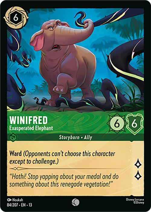 Winifred - Exasperated Elephant (84/207) [Attack of the Vine!]