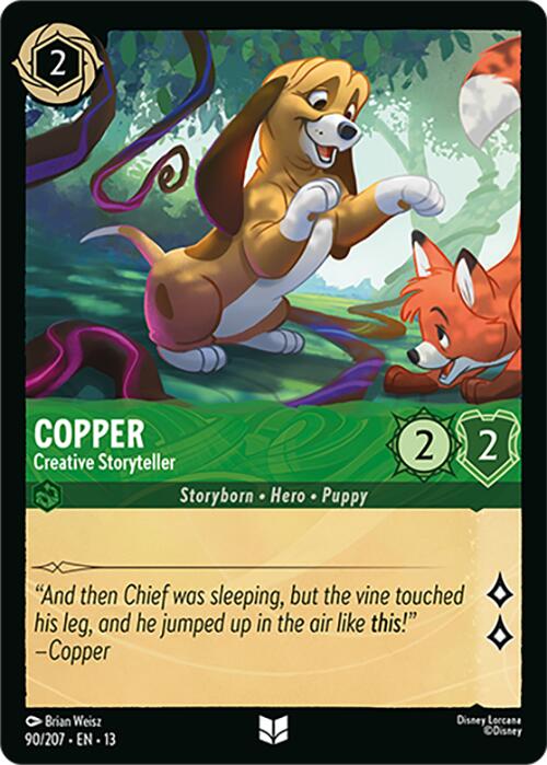 Copper - Creative Storyteller (90/207) [Attack of the Vine!]