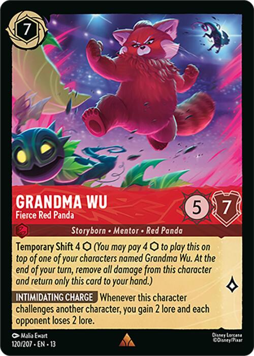 Grandma Wu - Fierce Red Panda (120/207) [Attack of the Vine!]