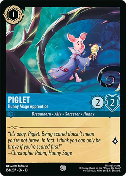 Piglet - Hunny Mage Apprentice (154/207) [Attack of the Vine!]